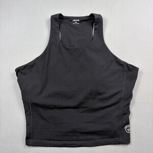 Allbirds Run Form Tanktop longline sports bra Womens XXL Black athleisure